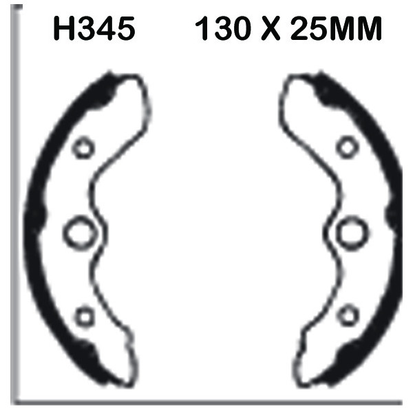 EBC EBC Brake Shoes H345